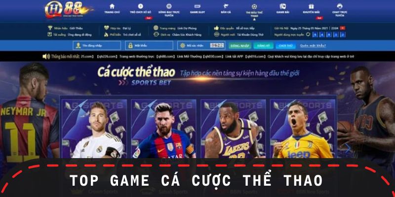 Top game cá cược đỉnh cao trên sảnh thể thao QH88
